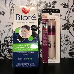 Biore and maybelline combo set
